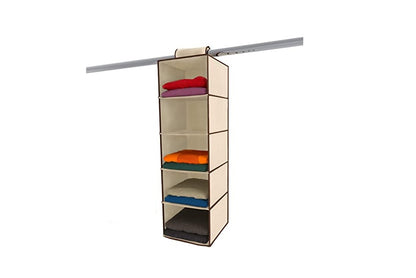 5 Shelve Home Hanging Closet Organizer