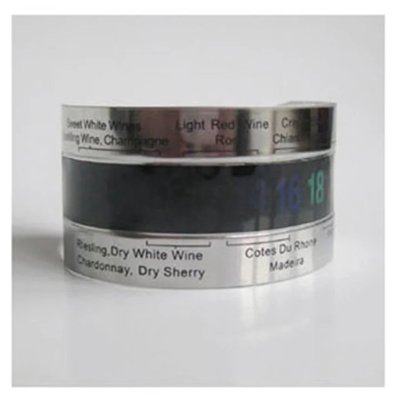 Stainless Steel Wine Thermometer Bracelet