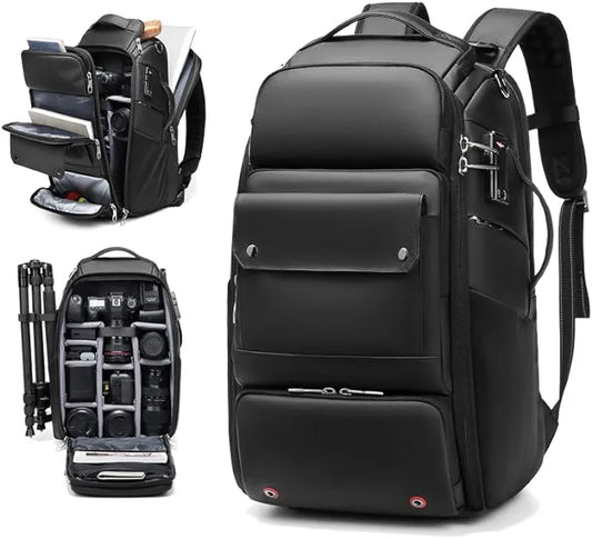 Large Capacity Camera & Laptop Backpack