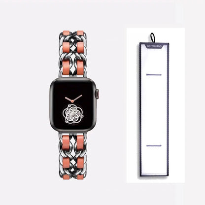 Strap For Apple Watch Ultra 49mm Band chain 45mm 41mm 38 42mm 40 44mm Bracelet Steel luxury iWatch series 8 7 6 se 5 4 3 Correa