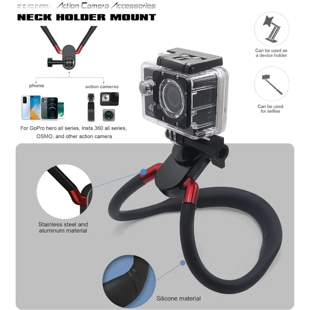 Action Camera Neck Mount Bracket