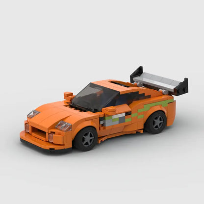 MOC Fast &amp; Furious1 Supra sports car Vehicle Speed Champion Racer Building Blocks Brick Creative Garage Toys for Boys Gifts