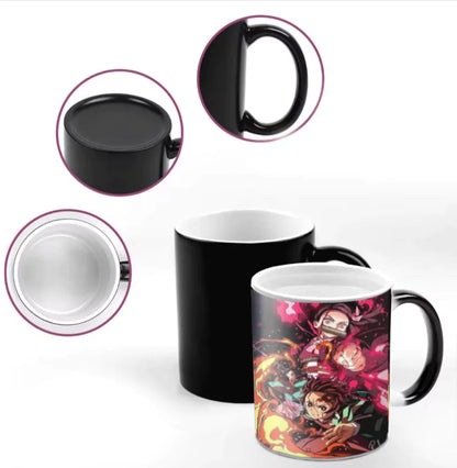 Color-Changing Demon Slayer Anime Coffee Mugs – Unique Gifts for Fans!