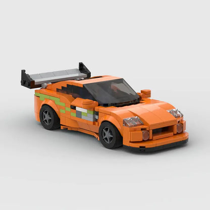 MOC Fast &amp; Furious1 Supra sports car Vehicle Speed Champion Racer Building Blocks Brick Creative Garage Toys for Boys Gifts