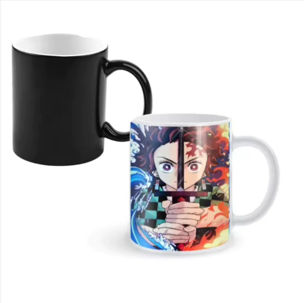 Color-Changing Demon Slayer Anime Coffee Mugs – Unique Gifts for Fans!