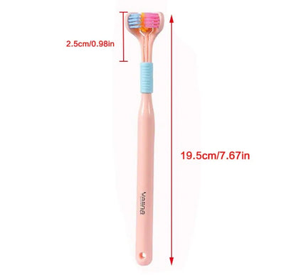 3 Sided Toothbrush